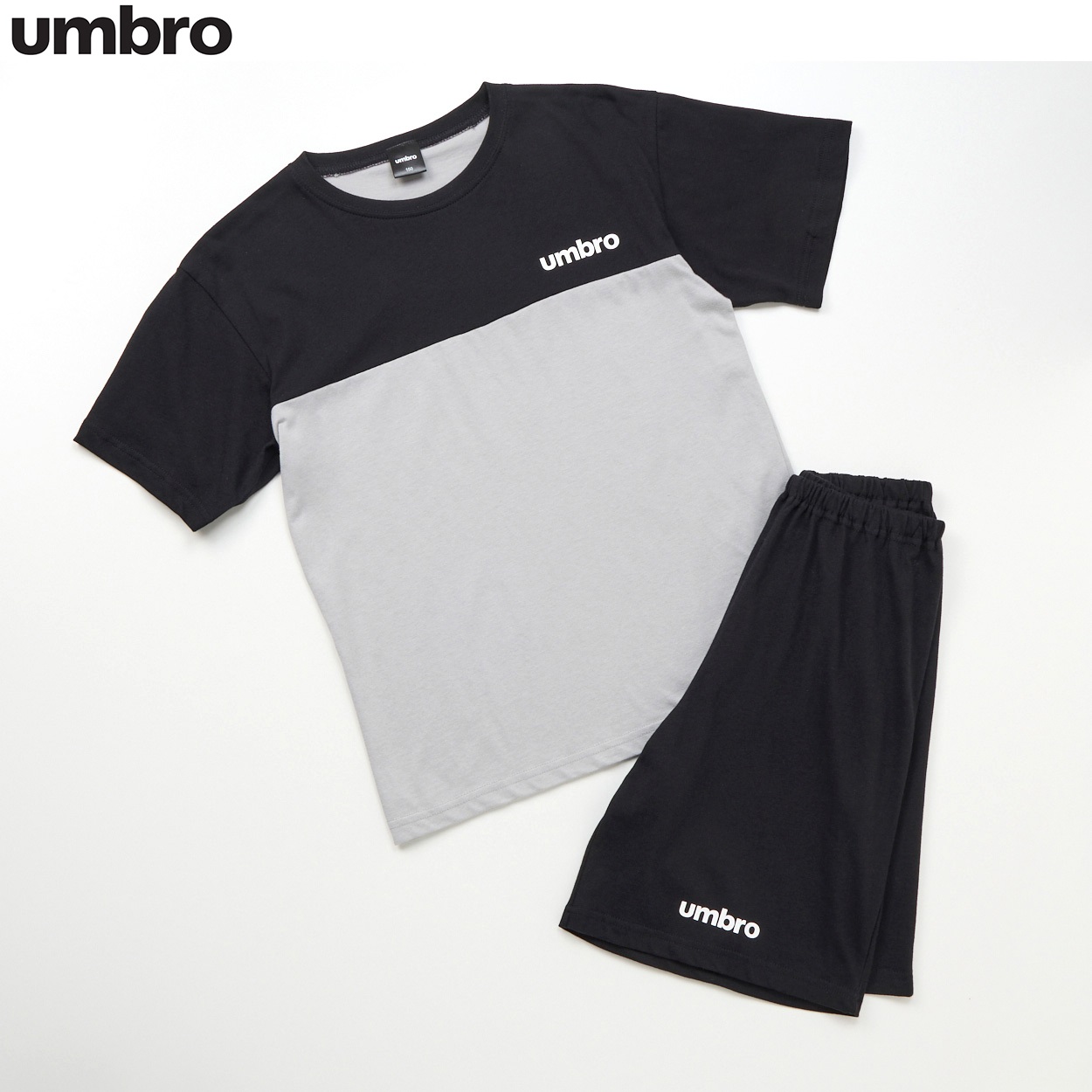 umbro(アンブロ) 天竺ルームウェア 男の子 キッズ 140cm-160cm(ブラック-160cm)