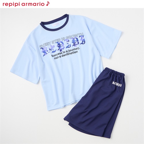 repipi armario♪(レピピアルマリオ) 冷感メッシュ５分袖ルームウェア 女の子 キッズ 140cm-160cm