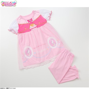 名探偵プリキュア！ 天竺なりきりルームウェア 女の子 キッズ 110cm-130cm(ピンク-110cm)