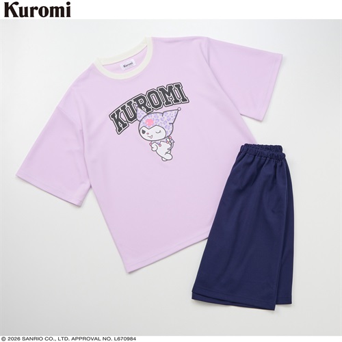 クロミ 冷感ドロップショルダールームウェア 女の子 キッズ 120cm-160cm