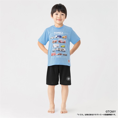トミカ 集合柄 天竺Tスーツパジャマ キッズ 男の子 110cm-120cm