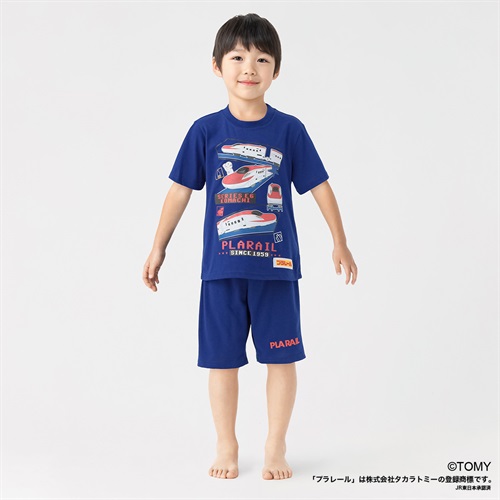 プラレール こまち 天竺Tスーツパジャマ キッズ 男の子 110cm-120cm
