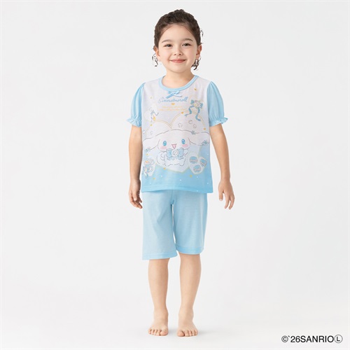 シナモロール 天竺Tスーツパジャマ キッズ 女の子 110cm-130cm