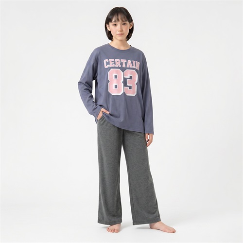 Lovetoxic(ラブトキシック) 天竺ナンバリングプリントルームウェア キッズ 女の子 140cm-160cm(ネイビー-140cm)