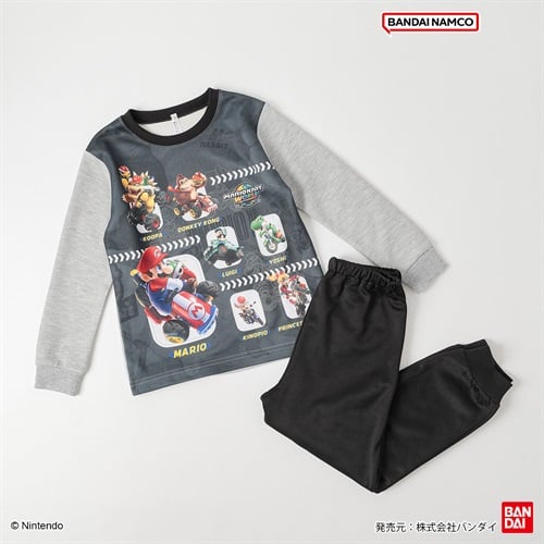 マリオカート ワールド 光るダンボールパジャマ キッズ 男の子 110cm-130cm