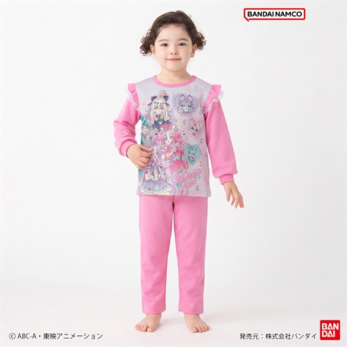 名探偵プリキュア！ 光るダンボールパジャマ キッズ 女の子 110cm-130cm