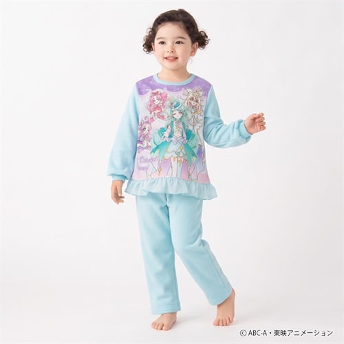 名探偵プリキュア！ 光るシャギーパジャマ キッズ 女の子 110cm-130cm