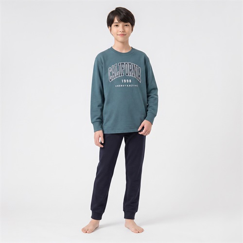綿100％裏毛パジャマ 男の子 140cm-160cm