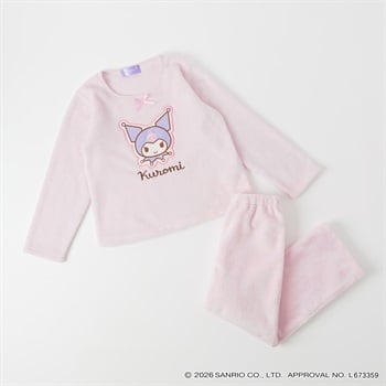 サンリオキャラクターズ フリースパジャマ キッズ 女の子 110cm-130cm(ピンク(クロミ)-110cm)