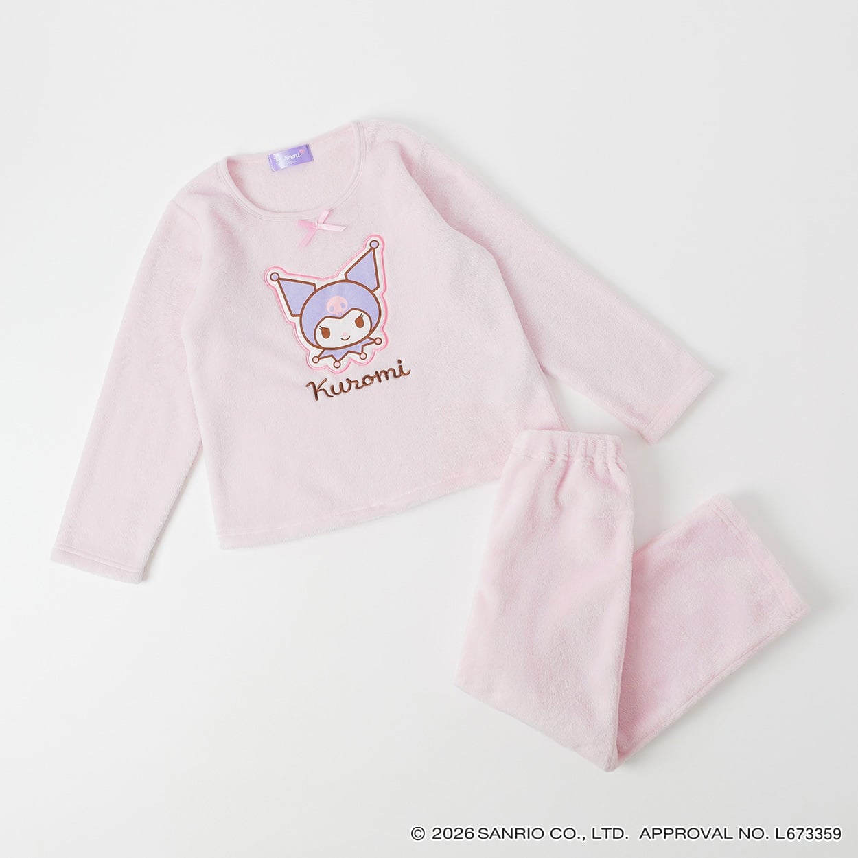 サンリオキャラクターズ フリースパジャマ キッズ 女の子 110cm-130cm(ピンク(クロミ)-120cm)
