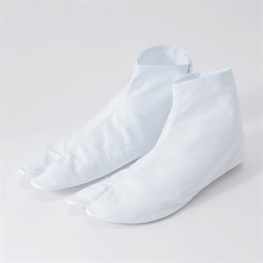 キャラコ足袋 白 四枚コハゼ 22cm-28cm