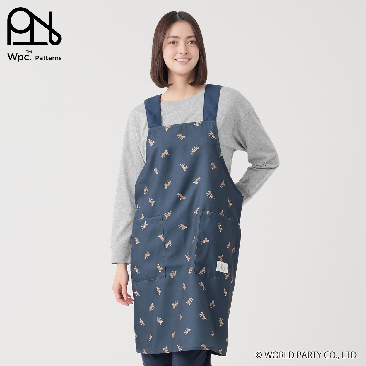 Wpc. Patterns エプロン 撥水加工 フリークロス レディス | イオン