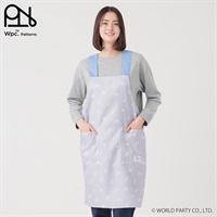 Wpc. Patterns エプロン 撥水加工 フリークロス レディス(ウスムラサキ-MｰL)