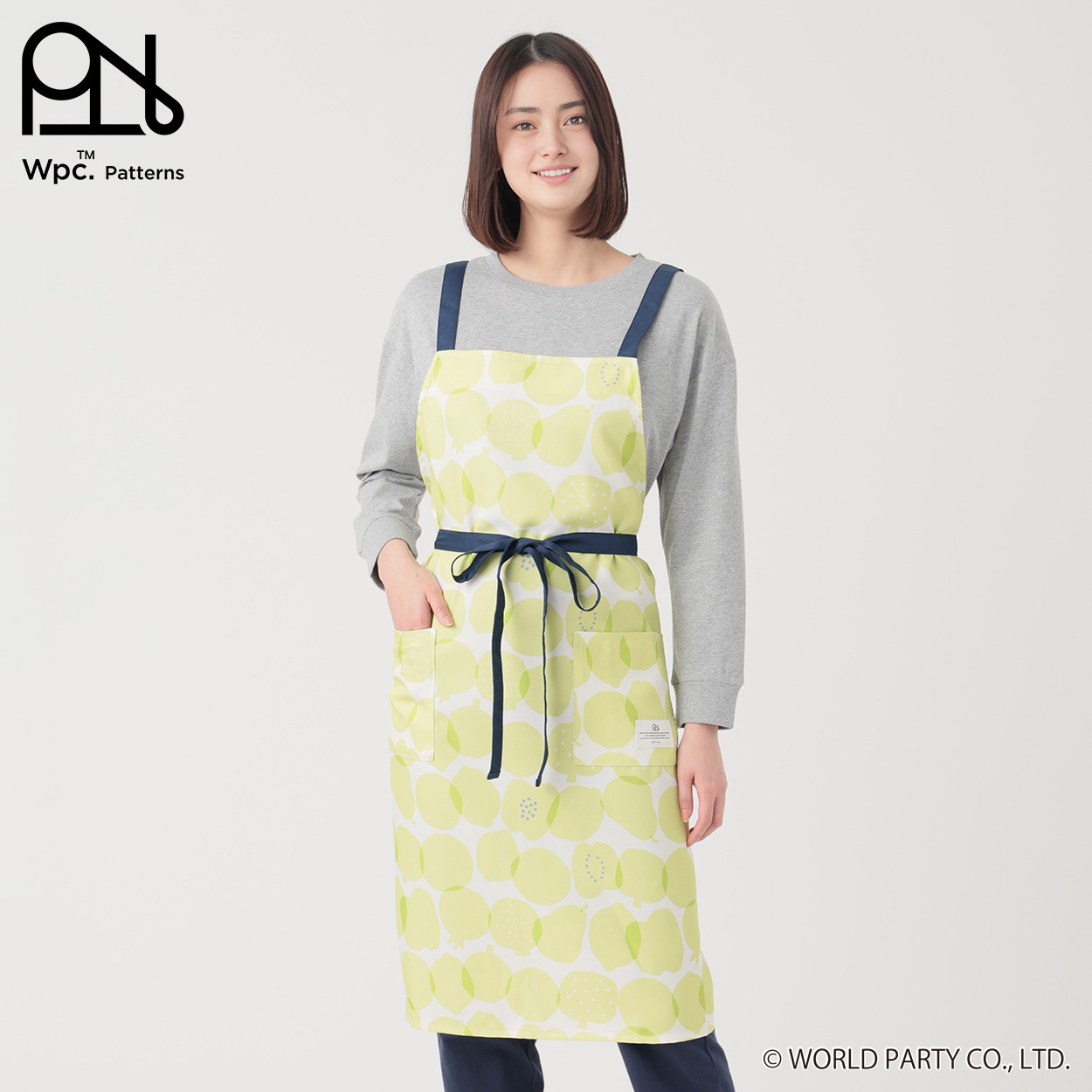 【オススメ】VINTAGE THE NEWS売り子用アドバタイズエプロン Wpc. Patterns エプロン 撥水加工 前結び レディス | イオンスタイル