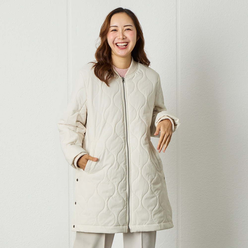 Candy Supper キルティングジャケット アイボリー