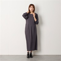 ESSEME×藤本美貴さんコラボ ランタンスリーブワンピース レディス  