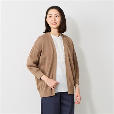 【ポイント20倍対象商品】ショート丈トッパー レディス ESSEME(エシーム)(チャ-L)