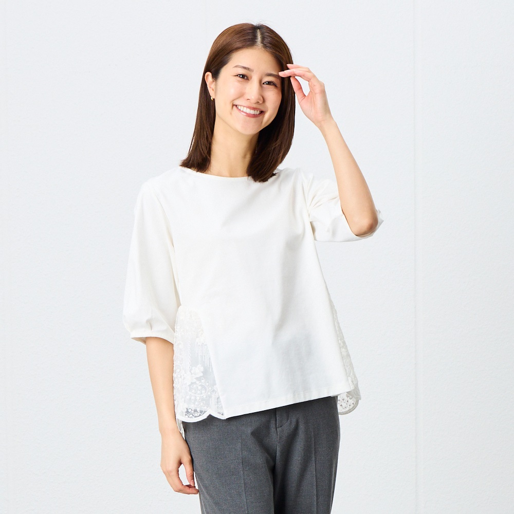 オーガン (POM) ポンチオーガンジープルオーバー レディス ESSEME(エシーム