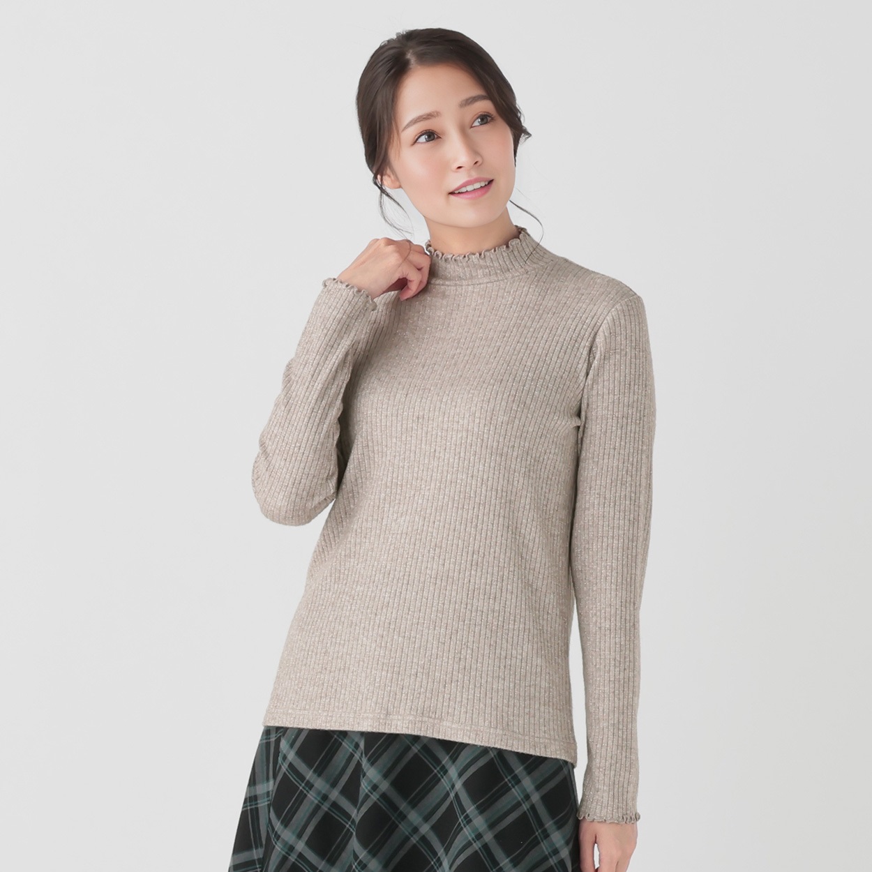 ラメテレコインナーカットソー レディス ESSEME(エシーム) AE252SW263