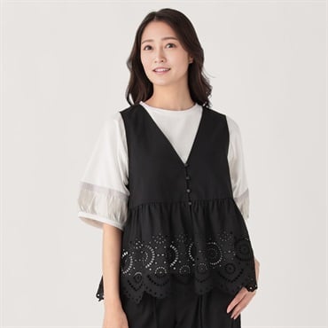 オナー ギャザリング カシミヤ混ウールツイード×羊革 リバーシブルダウンベストS SUGAR CANE シュガーケーン ダウンベスト 2024秋冬 再入荷