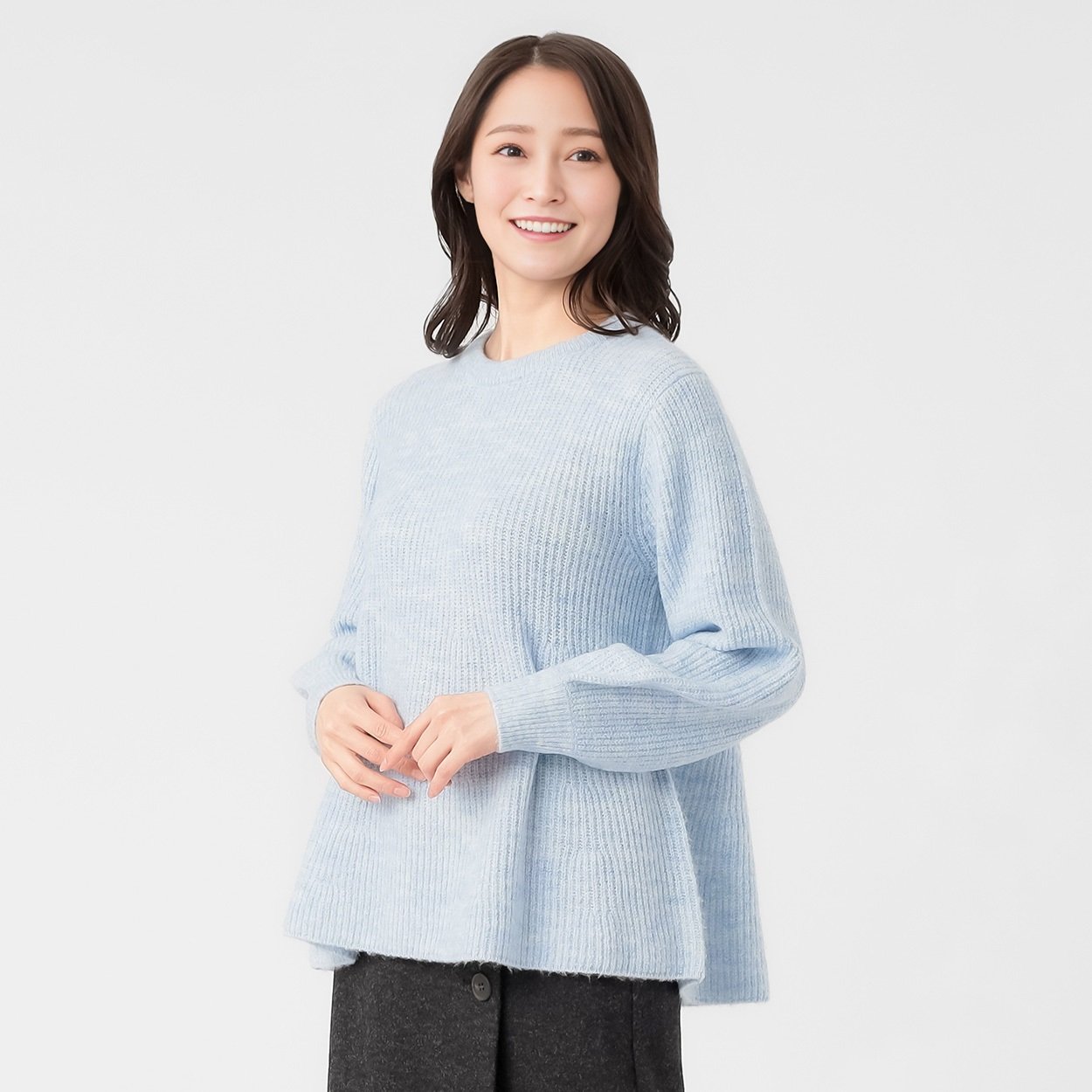 畦ペプラムニット レディス ESSEME(エシーム) 691046 | イオンスタイル