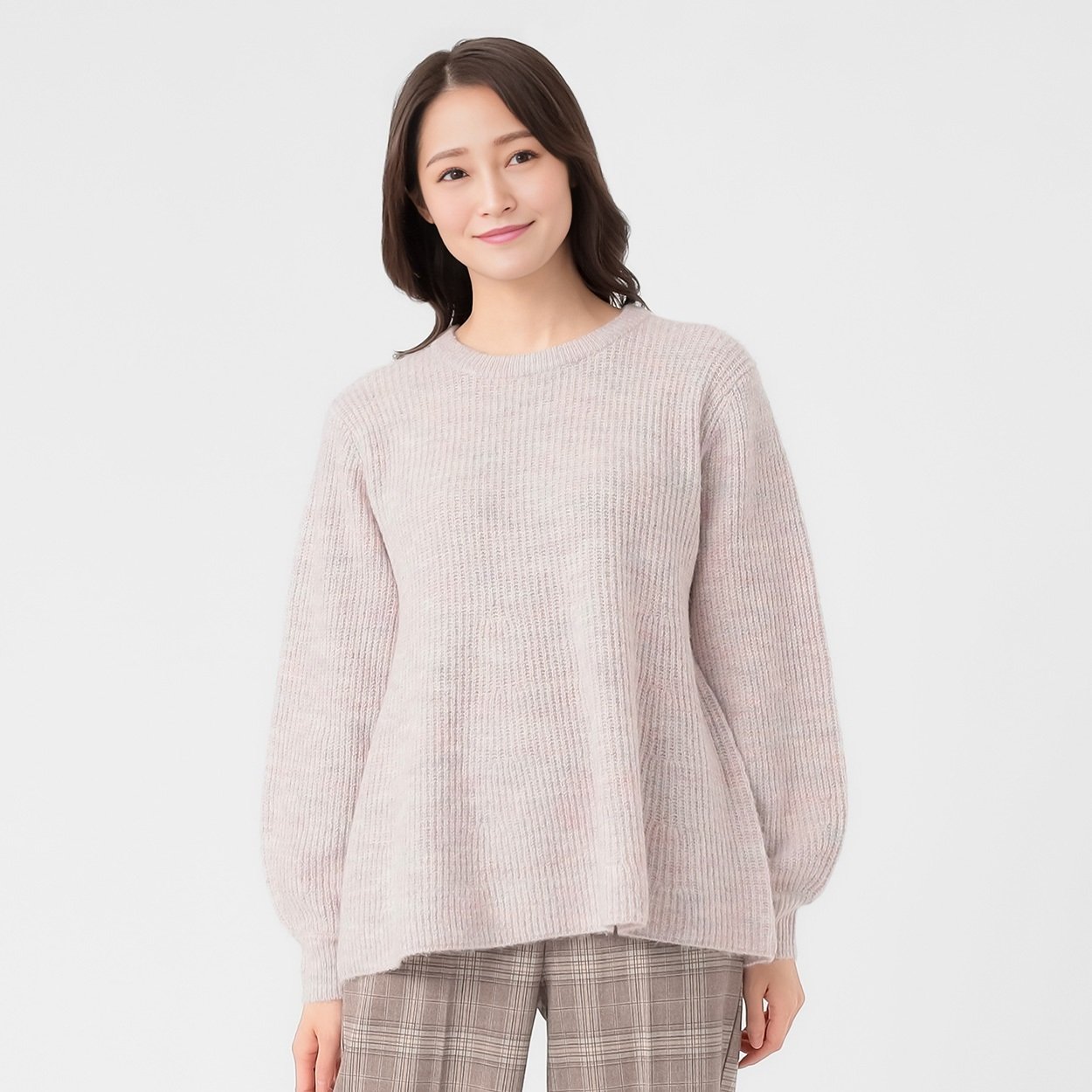 畦ペプラムニット レディス ESSEME(エシーム) 691046 | イオンスタイル