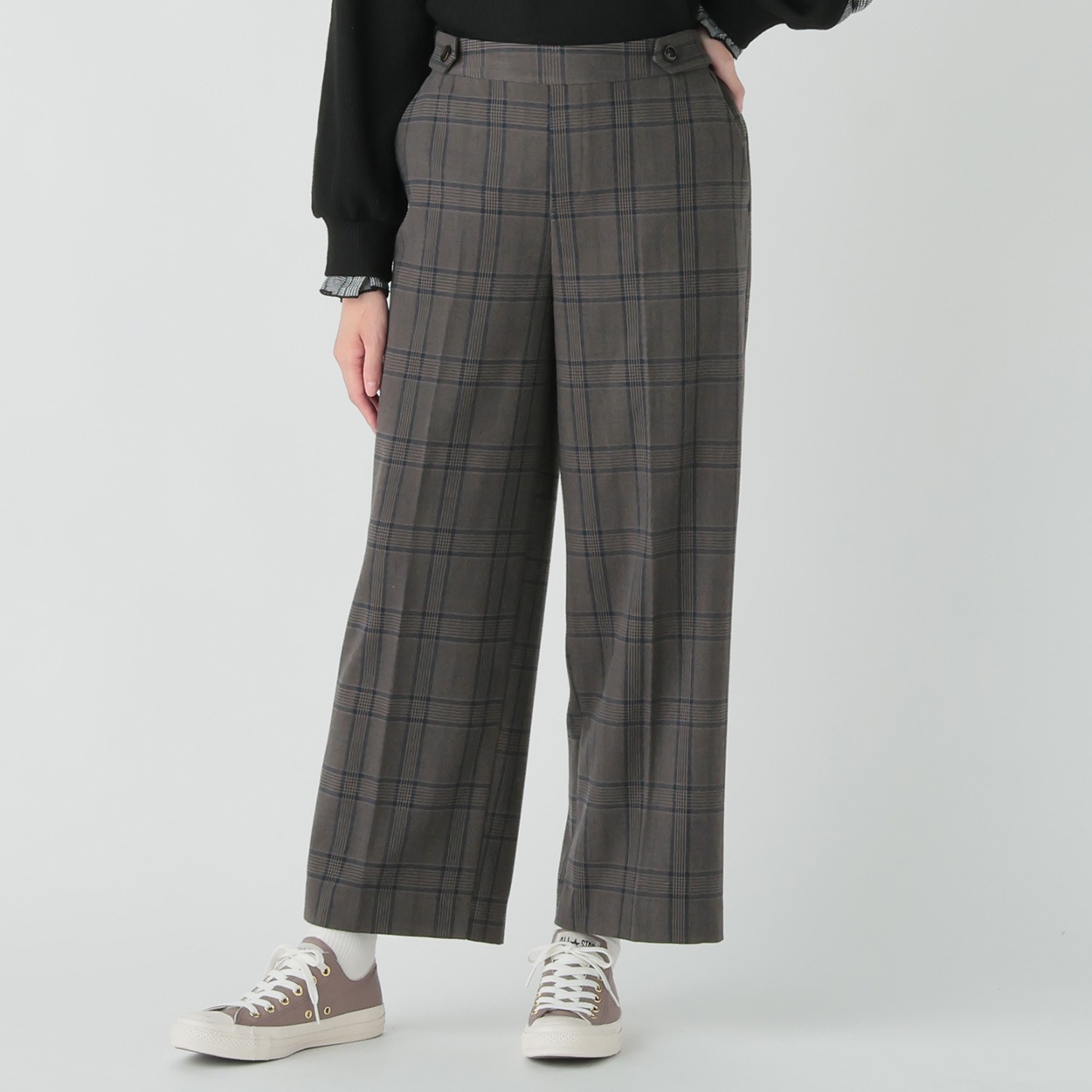 両面起毛ワイドパンツ レディス ESSEME(エシーム) 391746 | イオン