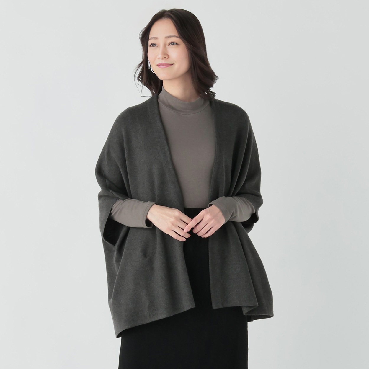 ポンチョカーディガン レディス ESSEME(エシーム) 691052 | イオン