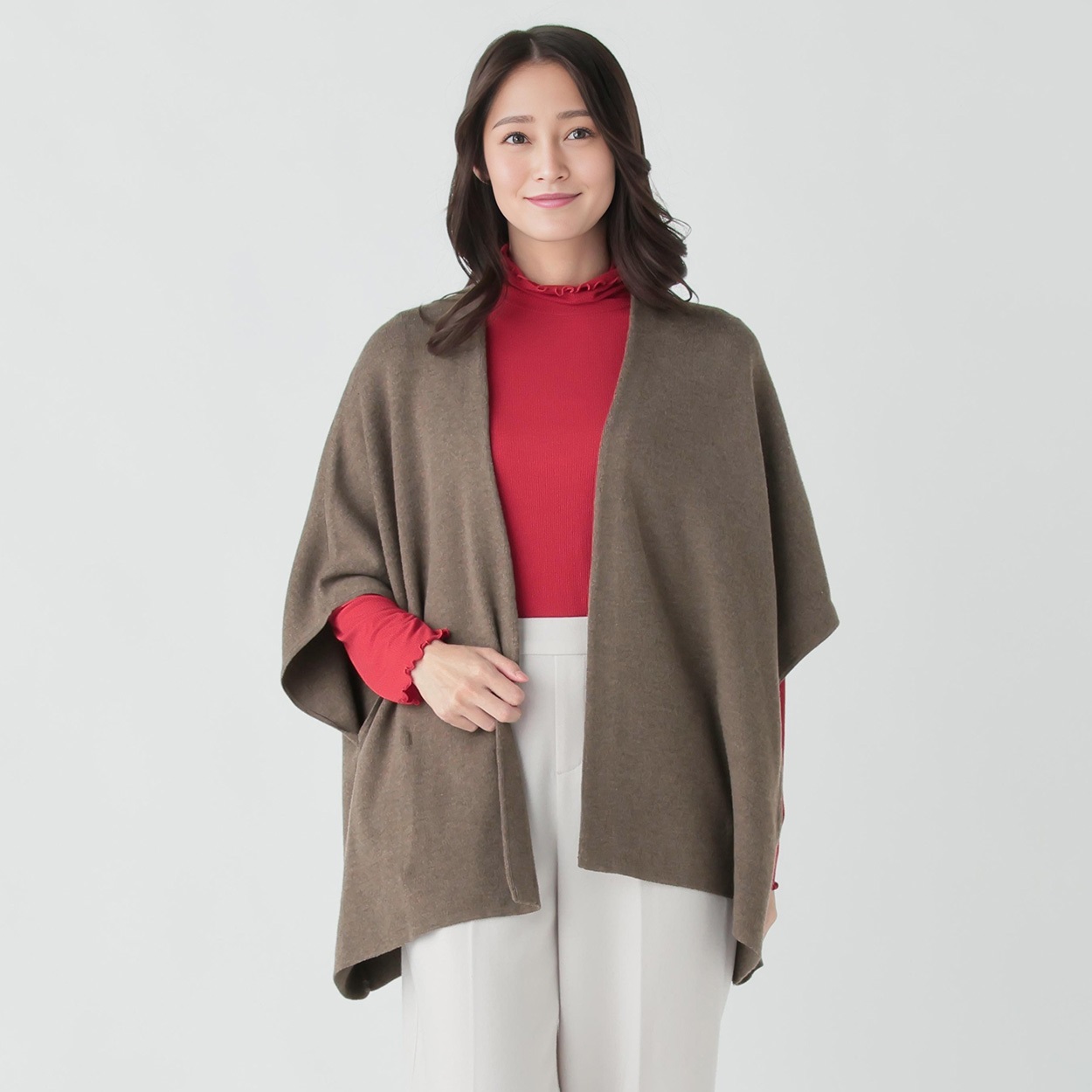 カーディガン ポンチョ ポンチョカーディガン レディス ESSEME(エシーム) 691052 | イオン