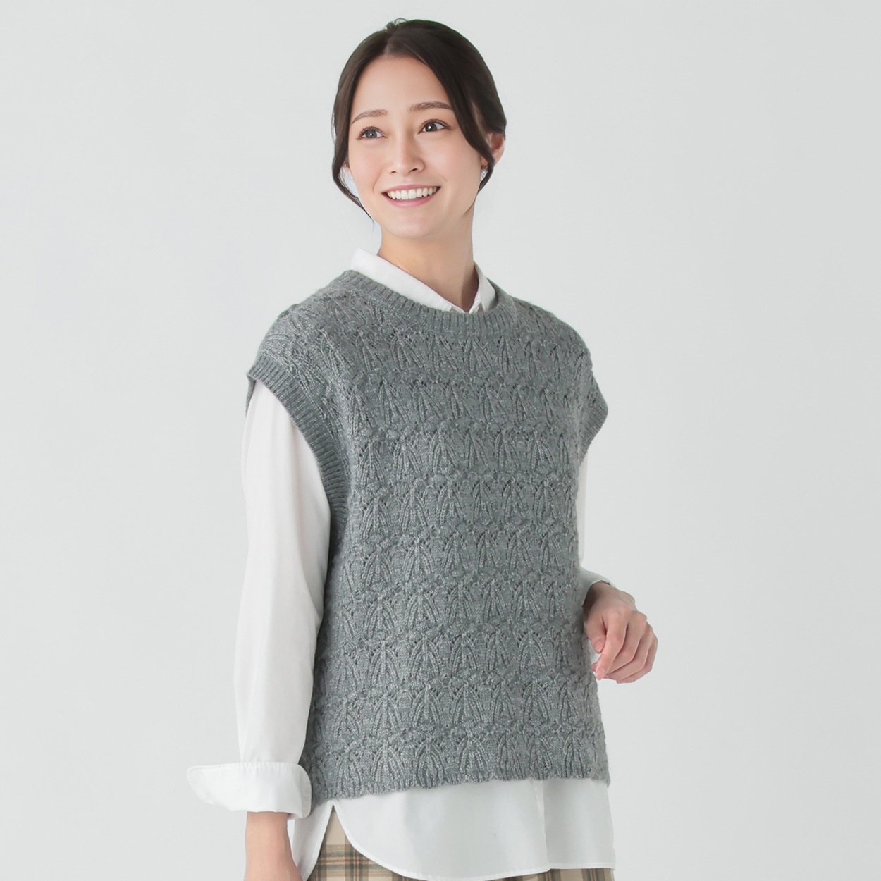 フラワークラフトベスト レディス ESSEME(エシーム) 483548 | イオン