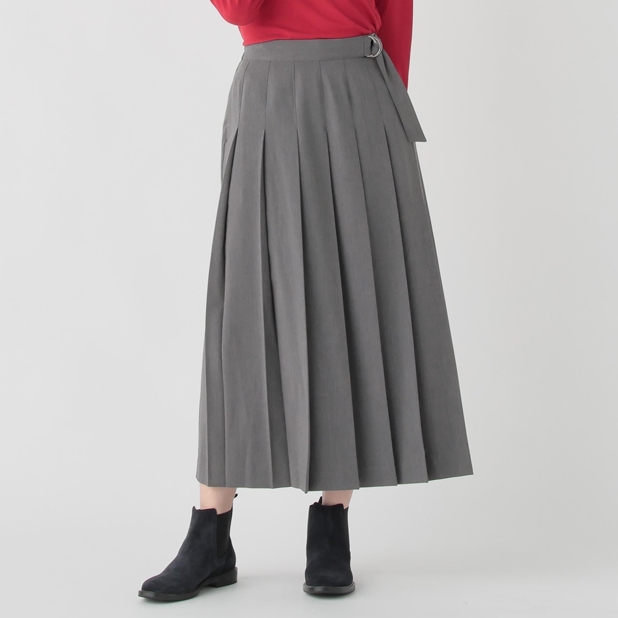 前身ボックスプリーツスカート レディス ESSEME(エシーム) 391807