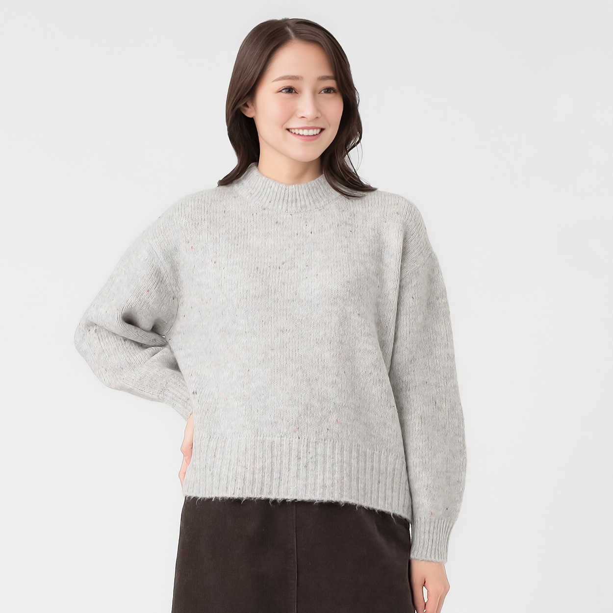 トップス eeeeey ネップハイネックニット レディス ESSEME(エシーム) 691532 | イオン