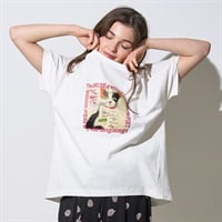 アートキャットTシャツ レディス ESSEME(エシーム) 050014J(シロ-M)