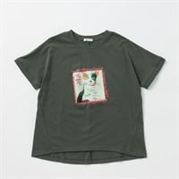 アートキャットTシャツ レディス ESSEME(エシーム) 050014J(チャコ－ルグレ－-M)