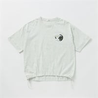 ツインキャッツ裾ドロストTシャツ レディス ESSEME(エシーム) 350015J(ウスクロ-M)
