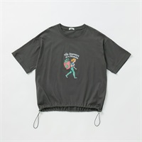 アソート裾ドロストTシャツ レディス ESSEME(エシーム) 350016J(チャコ－ルグレ－-M)