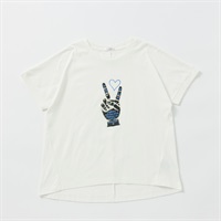 アートピースTシャツ レディス ESSEME(エシーム) 350017J(シロ-M)