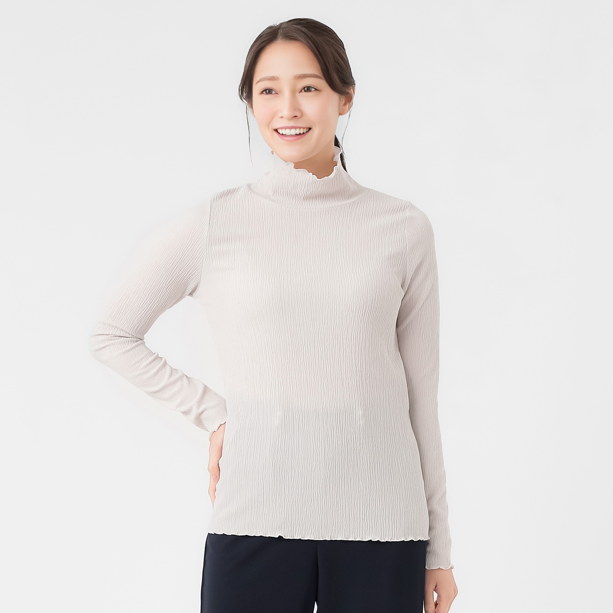 シアー楊柳カットソー レディス ESSEME(エシーム) 232247 | イオン