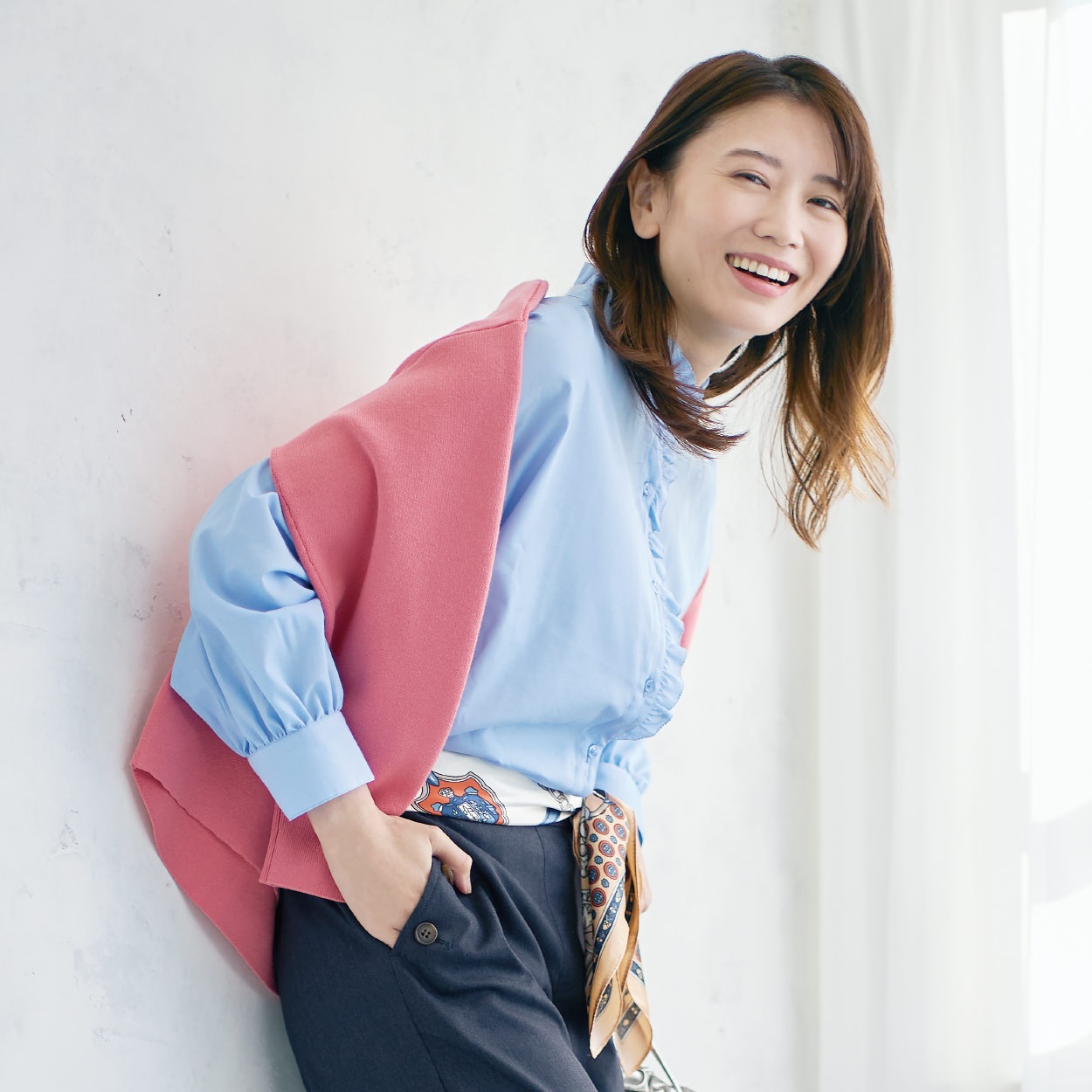 emm【ensemblesleeve blouse】