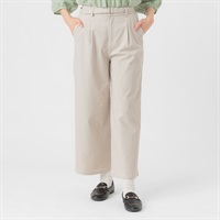 ベルト付ストレッチワイドパンツ レディス ESSEME(エシーム) 391841(ウスチャ-M)