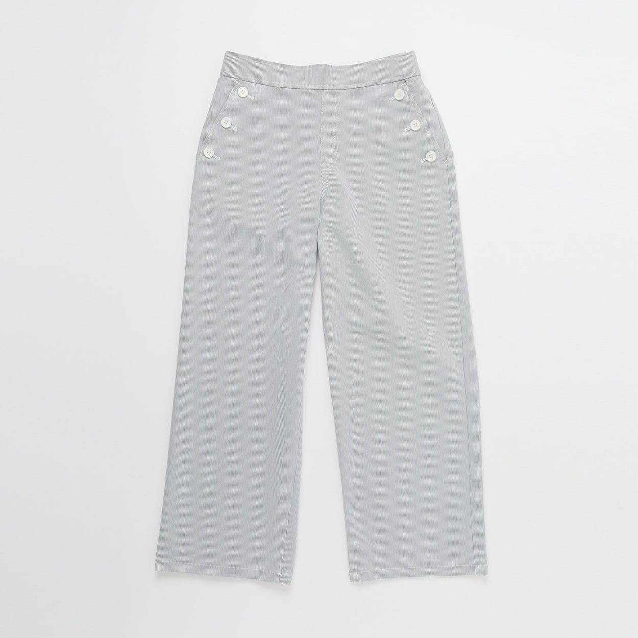 ひんやりワイドパンツロング レディス ESSEME(エシーム) 5391513L(ウスクロ-L)