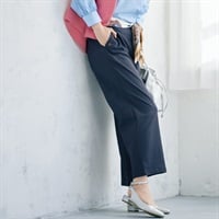 ひんやりワイドパンツロング レディス ESSEME(エシーム) 5391513L(コイアオ-M)