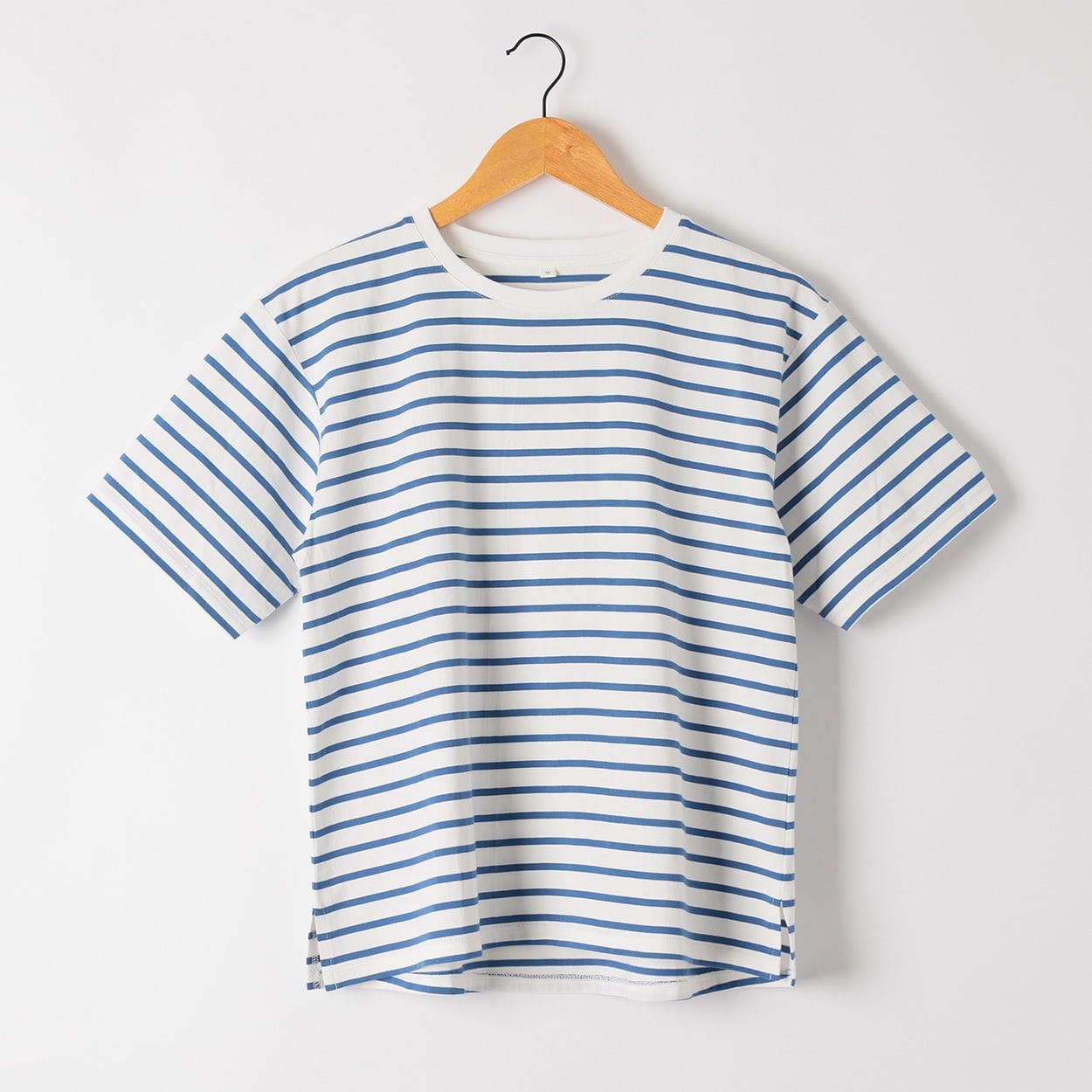 オーガニックコットン半袖Tシャツ レディス ESSEME(エシーム)(Ａアオ-XL)
