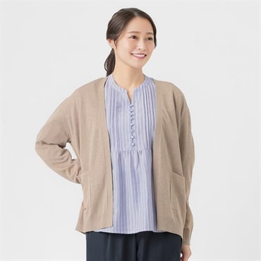 綿ポリエステルトッパー レディス ESSEME(エシーム) 691543(チャ-M)