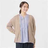 綿ポリエステルトッパー レディス ESSEME(エシーム) 691543(チャ-M)
