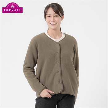 100年企画 フリースカーディガン レディス TB1883S02A6R(チャ-M)