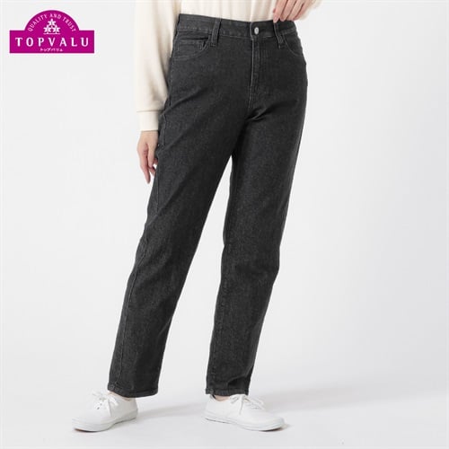 100年企画 デニムストレートパンツ レディス TB1886S1096(クロ-61CM)