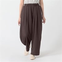 ポプリンワッシャーバレルパンツ レディス ESSEME(エシーム) 391851(コイチャ-M)