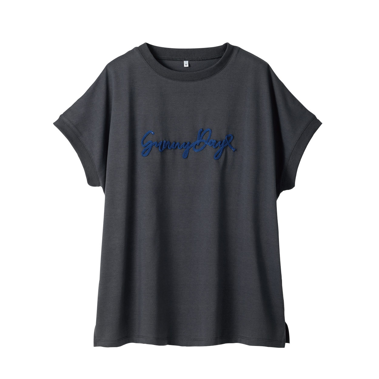 コード刺繍Tシャツ レディス Merrish Days(メリッシュ デイズ) DA261HY345(チャコ－ルグレ－-M)