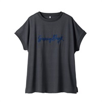 コード刺繍Tシャツ レディス Merrish Days(メリッシュ デイズ) DA261HY345(チャコ－ルグレ－-M)